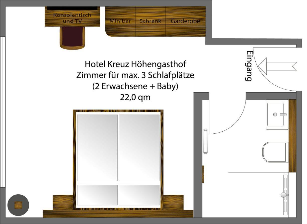 Hotel Kreuz Hoehengasthof Breitnau Luaran gambar