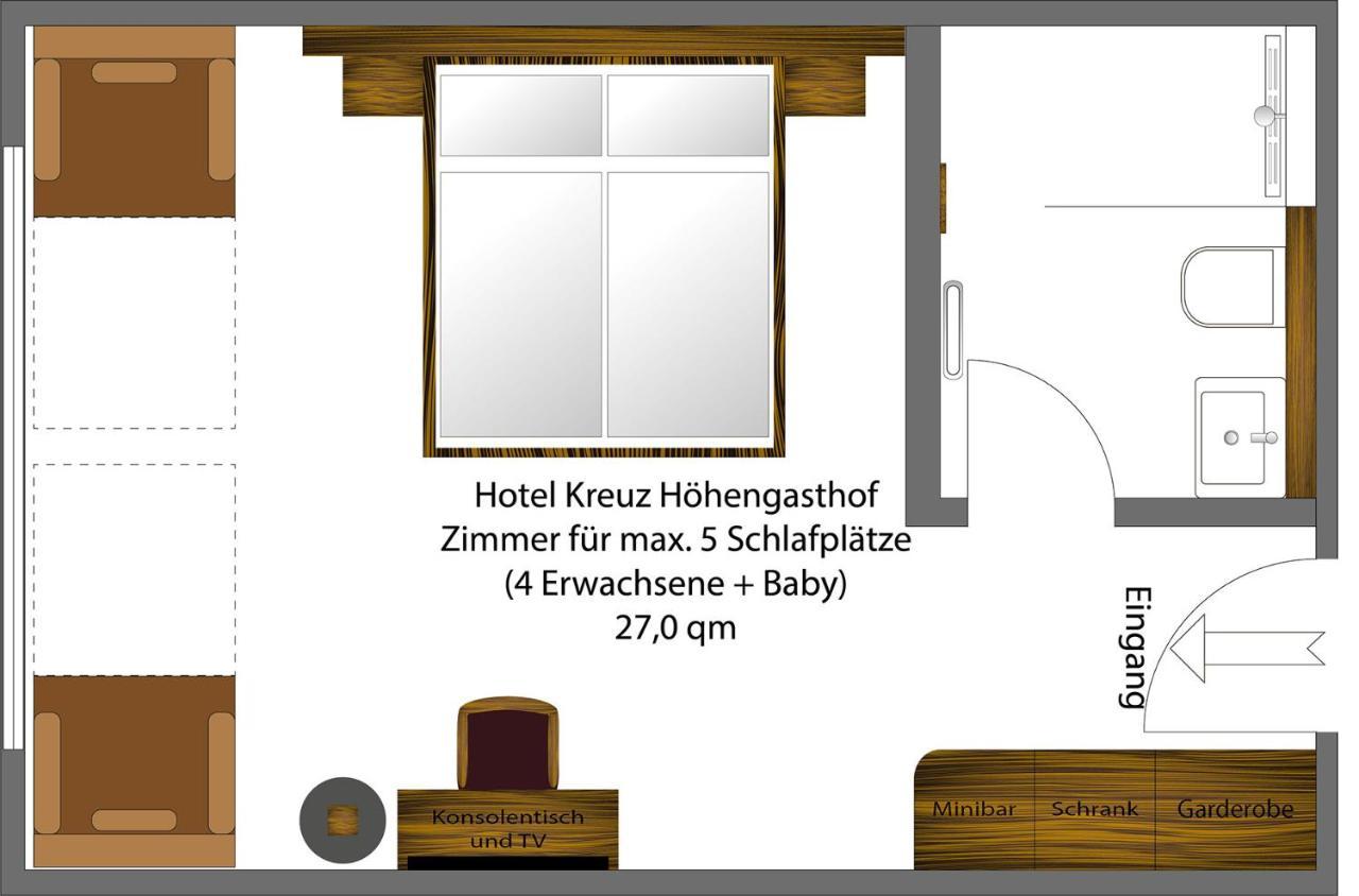 Hotel Kreuz Hoehengasthof Breitnau Luaran gambar